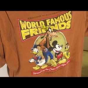 vintage burnt orange Mickey & friends!